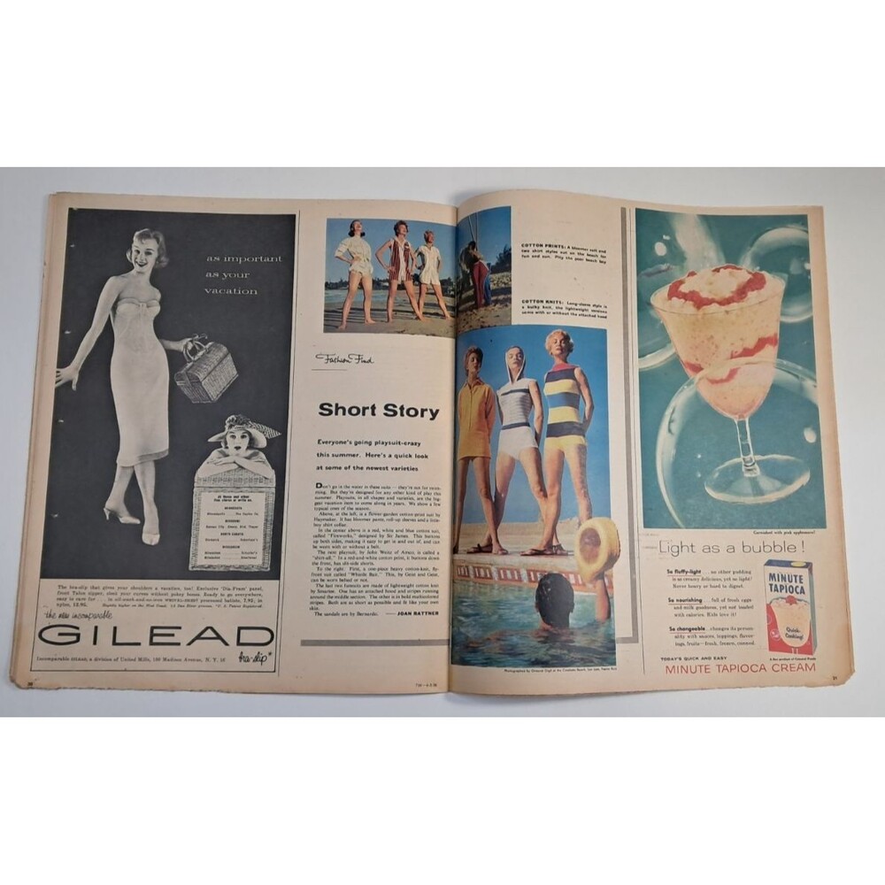 This Week Magazine Minneapolis Sunday Tribune 6/3/56 Marisa Pavan Gregory Peck - Picture 6 of 7